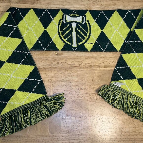 NWOT Portland Timbers MLS Soccer Scarf - Picture 2 of 3